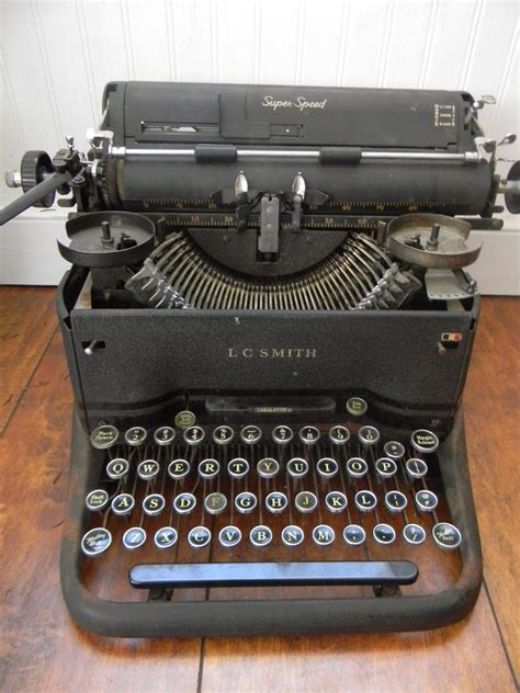 Old Manual Typewriter