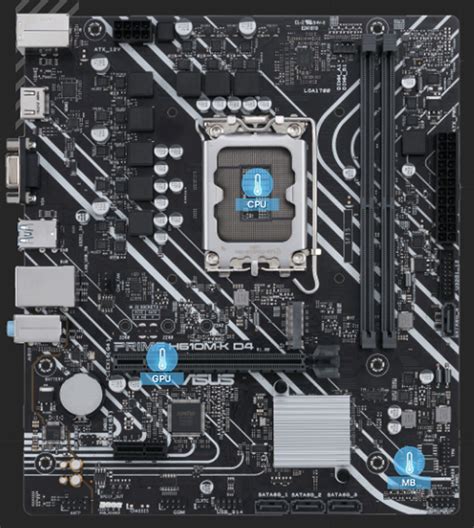 Mainboard Asus Prime H610m K Argb Ddr5