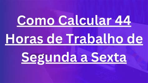 Serviços De Segunda A Sexta