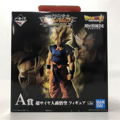 【未使用に近い】【1円～】一番くじ ドラゴンボール Battle Of World With Dl A賞 超サイヤ人孫悟空 フィギュア 全1種 Masterlise ※未開封【中古品】の落札