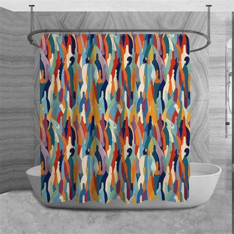 Pride Shower Curtain Gay Bathroom Decor Lgbt Pride Bath Decor Queer Bathroom Curtain Rainbow