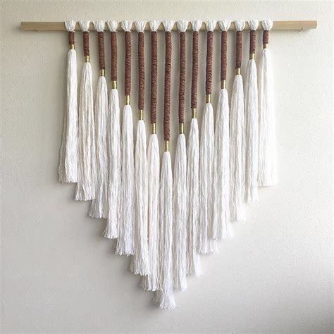 Diy Yarn Wall Hanging Oversized Boho Tapestry Tutorial