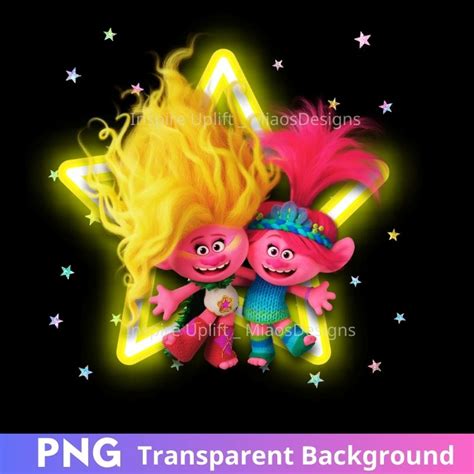 Trolls Poppy And Viva Png Clipart Image Inspire Uplift