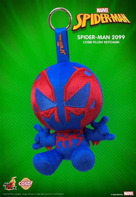 Hot Toys Cosbi Plush Keychain Collection PPLU999N Marvel Spider Man Series Original Box Of 6