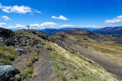 Vue Partir De La Bordure De La Piste De La Gamme St Arnaud Image