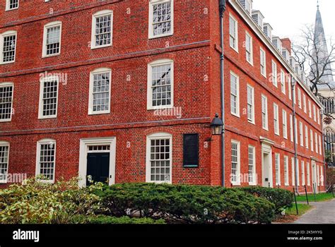 Massachusetts Hall, one of the first buildings built on the campus of ...