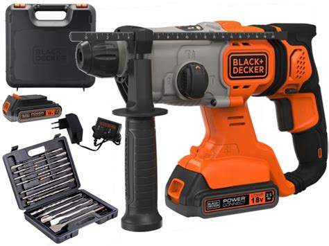 BLACK DECKER BCD900E2K MŁOT UDAROWY AKU DŁUTA 17el 10824770261