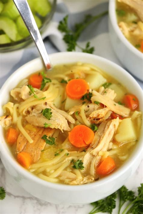 Turkey Noodle Soup Recipe Bitz Giggles