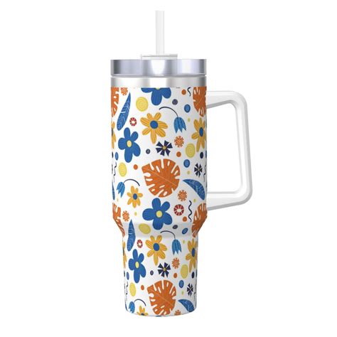 Rocae Flower For OZ Ice Bully With Handle Keeps Drinks Hot Or Cold For Hours Walmart