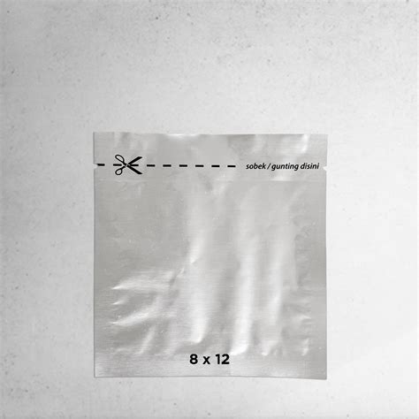 sachet pouch kemasan sachet super  side seal alumunium    cm