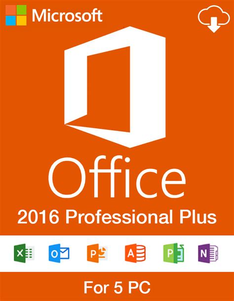 Office 2016 Pro Plus 5 User Digitronix