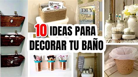 10 IDEAS PARA DECORAR TU BAÑO CON RECICLAJE SHOW DE MANUALIDADES