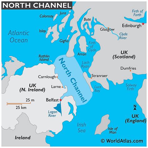 North Channel Worldatlas