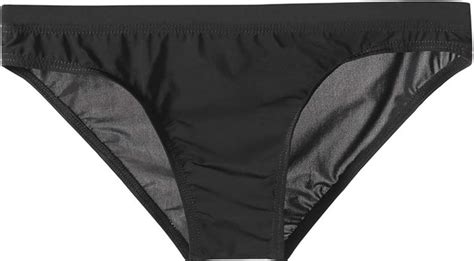 Kwelt Herren Slips Low Rise Ice Silk Durchsichtig Atmungsaktive Reizvoll Erotik Slips Bikini