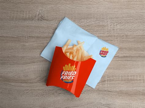 Free French Fries Packaging Mockup Psd Good Mockups