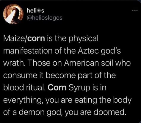 GeoGroyp On Twitter Wow Thats Like Super Based Edgy Fuck Corn Syrup Amirite Thoughts On