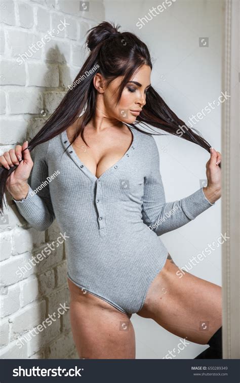Beautiful Blonde Girl Sexy Fitness Body Stock Photo 650289349 Shutterstock