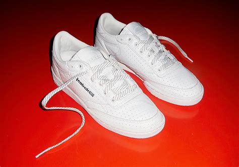 NAKED X Reebok Club C White Perforated SneakerFiles