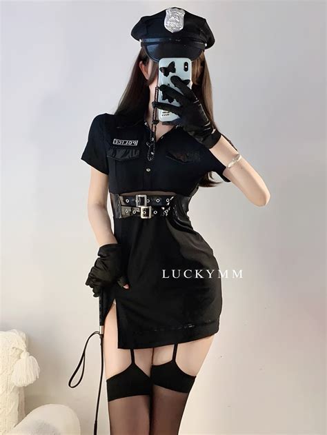 Jual Luckymm Lingerie Cosplay Police Woman Dress Cosplay Polisi Baju Kostum Wanita