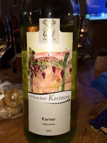 Gwf Frankenwein Volkacher Kirchberg Kerner Halbtrocken Vivino Us