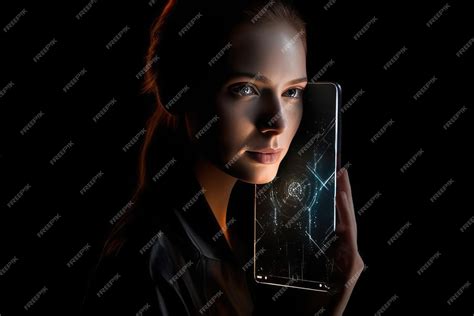 Telefon Komórkowy Przyszłości Przezroczysty Niewidoczny Telefon ... 