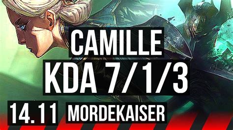 Camille Vs Mordekaiser Top Games Dominating Na