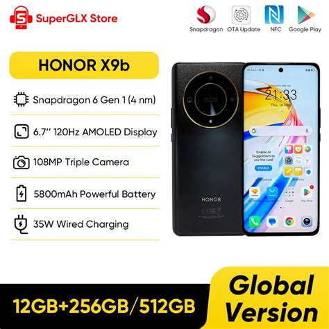 Смартфон HONOR X9b, 12/256ГБ, 12/512ГБ, global | AliExpress