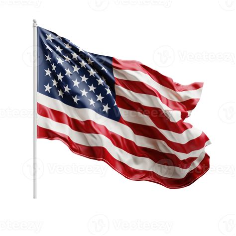 USA flag isolated. Illustration 26261995 PNG