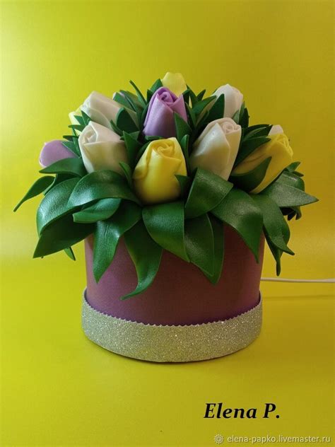 Светильник из изолона:Тюльпаны:ручная работа в интернет-магазине на ...