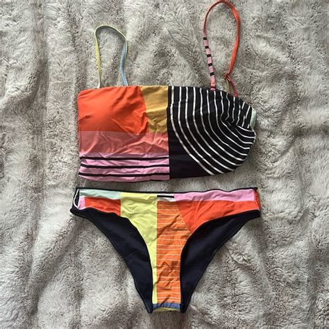 Rip Curl Swim Rip Curl Bandeau Bikini Top And Bottom Poshmark