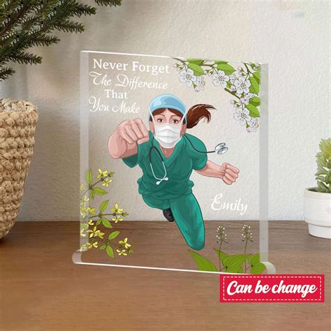 Personalized Nurse Acrylic Plaque Nurse Retirement Acrylic Etsy