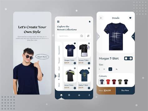 Clothing Store Mobile App Mobile App Design Inspiration App Design