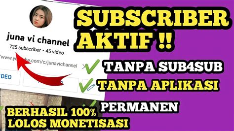 Cara Menambah Subscriber Youtube 2022 Gratis Outomatis Bertambah Tanpa