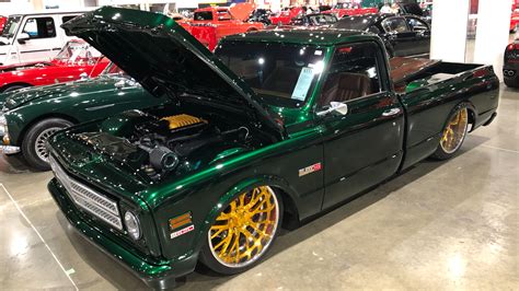 kosmatic green  chevy    ls powered dream truck