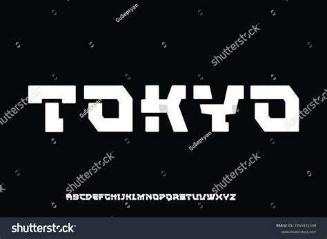 display font vector design suitable headline stock vector royalty