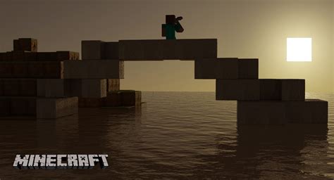 Minecraft Screensaver Hd Sunset Mzaerlarge