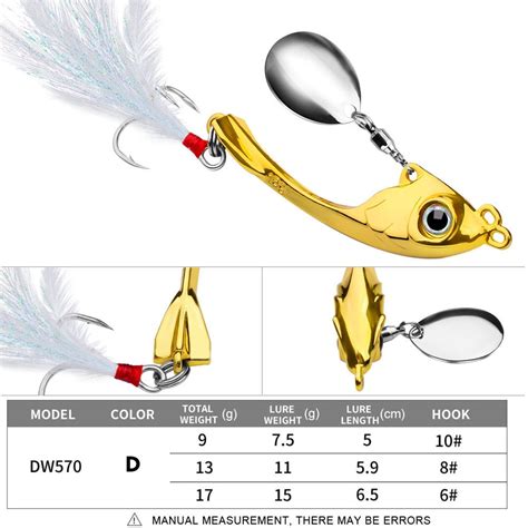 Bosisa Fine Tuning Bait G G G Metal Vibrating Bait Rotating Sequin