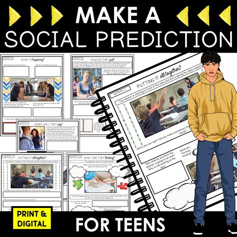 Make a social prediction inference skills teens SEL social skills