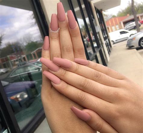 Classy Nude Coffin Nails Designs That You Can Copy Today Style Afrika