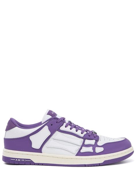 Amiri Skel Top Sneakers In Purple Modesens