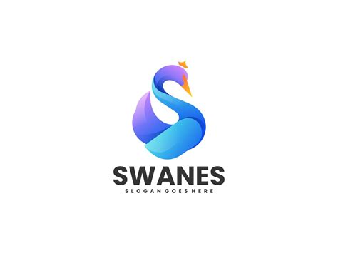 Swan Gradient Logo Graphic By Artnivorastd · Creative Fabrica