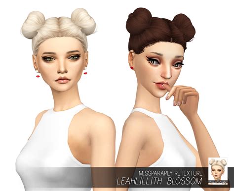 Sims 4 Cc Hair Buns Sims 4 Cc Custom Content Hairstyle Ponytail