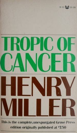 Tropic Of Cancer Henry Miller