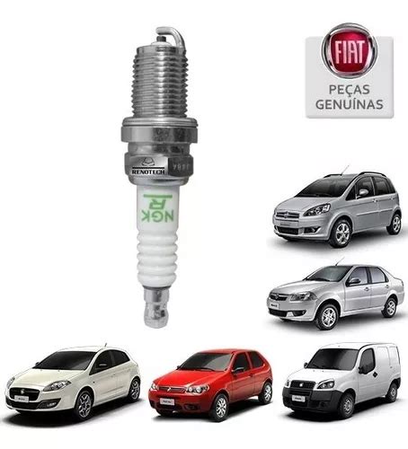 Vela De Igniçao Bkr6e Ngk Brava Palio Idea 46480362