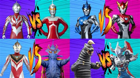 ULTRAMAN R B BLU VS ROSSO RIBUT ULTRASEVEN GAIA ALIEN TEMPEROR