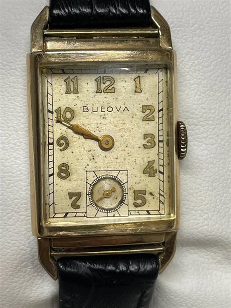 Bulova Vintage 1940s Watch 10k Gold Triple Lug Rare Find 6k Barnebys