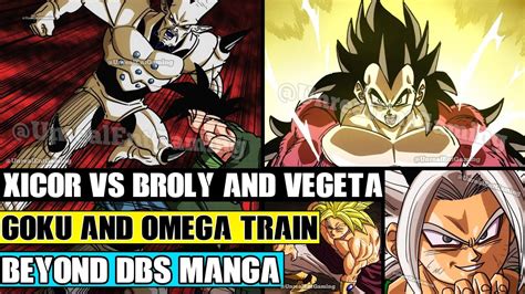 Beyond Dragon Ball Af Xicor Vs Broly And Vegeta Omega Shenron And