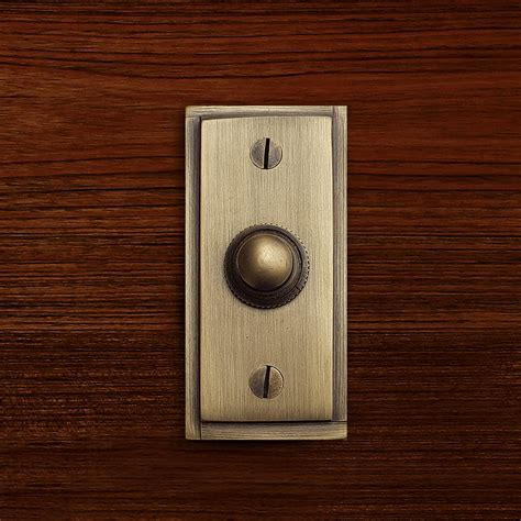 Cast Brass Press Doorbell Magnus Home Products