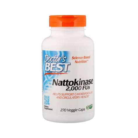 Doctor's Best, Nattokinase, 2,000 FUs, 270 Veggie Caps | By iHerb