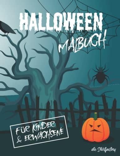 Halloween Malbuch für Kinder Erwachsene 30 gruselige Malvorlagen